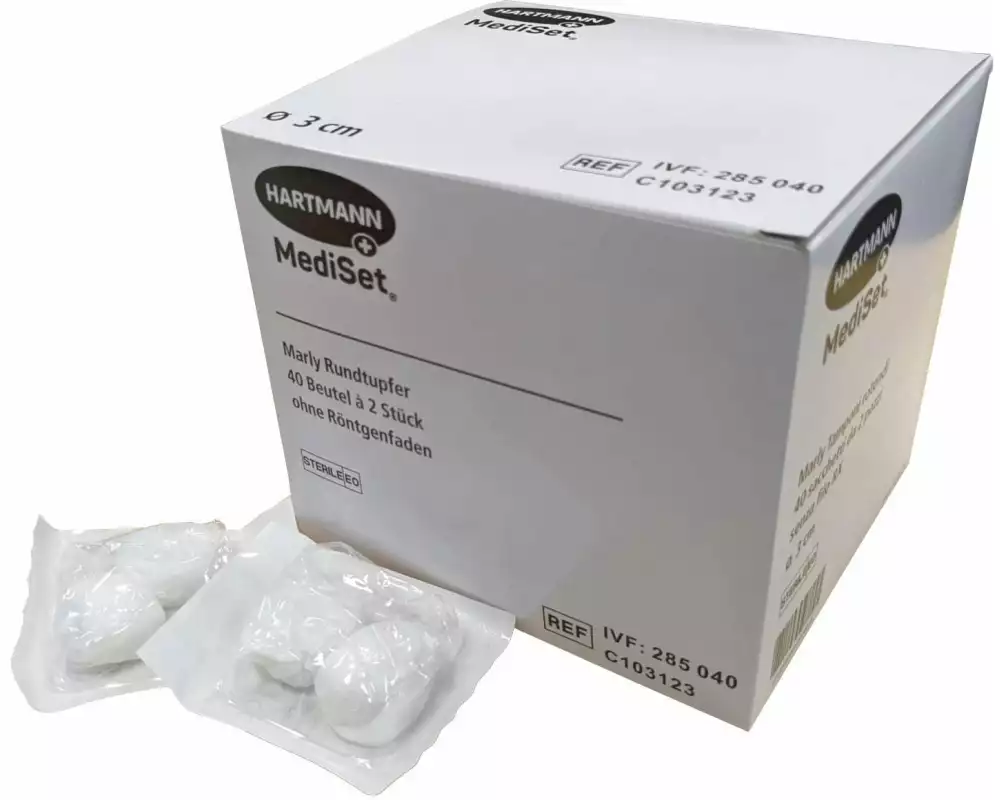 DermaPlast Marly Rundtupfer steril Ø 3 cm