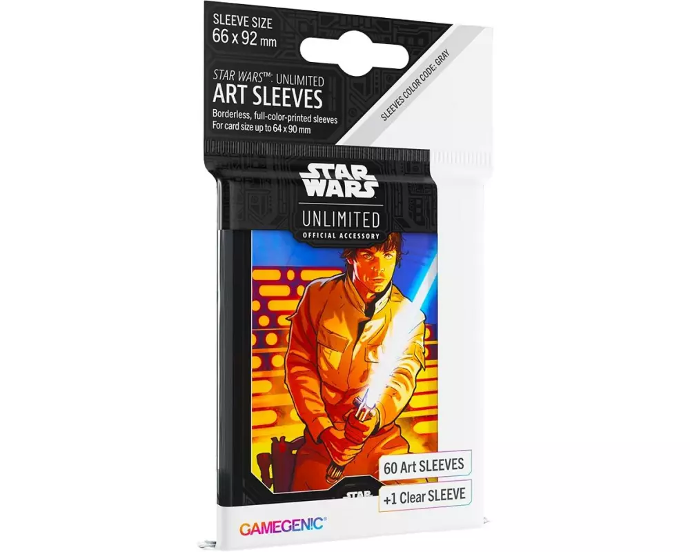 Asmodée Kartenhülle Art Sleeves Luke Skywalker 60 +1 Stk.