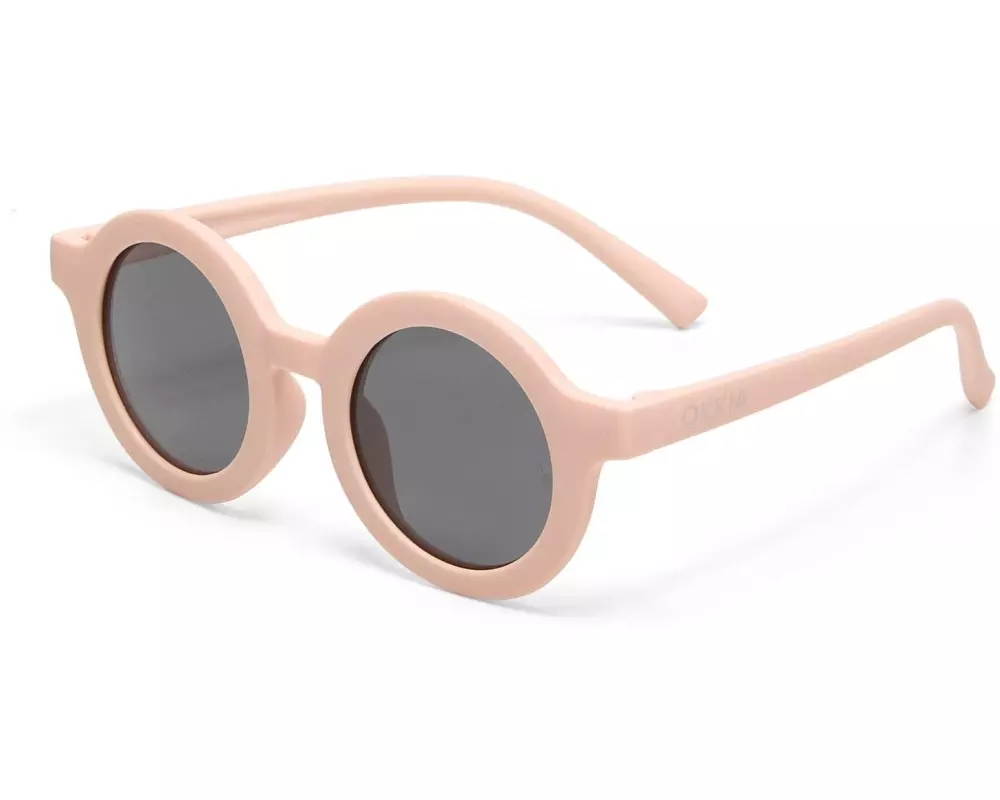 OKKIA Kinder-Sonnenbrille Tondo, 6-10 Jahre Light Pink