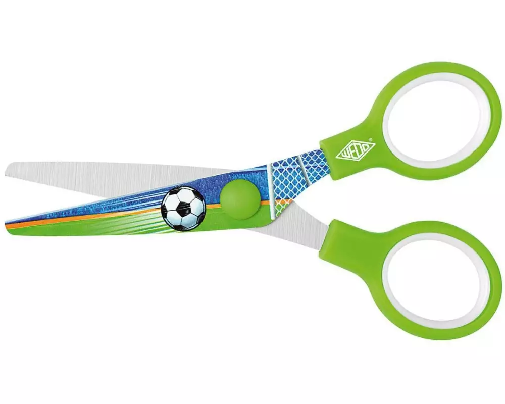 WEDO Kinderschere Magic Fussball Edelstahl