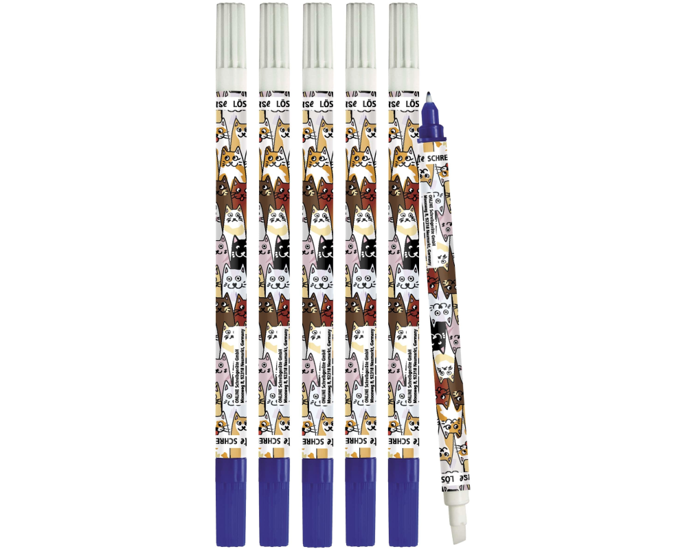 ONLINE Tintenlöscher Fluffy Cats 70044 Tag Bag 6 Stück