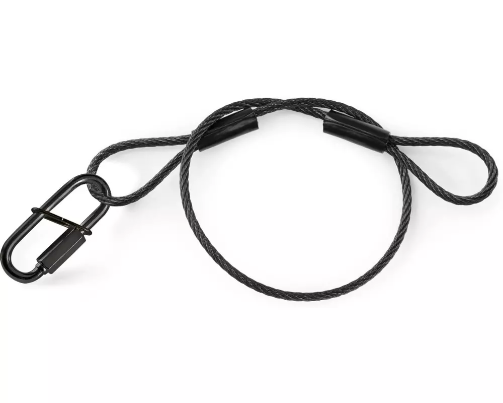BeamZ SAF35 Sicherheitskabel 35 cm x 3 mm bis 30 kg Schwarz