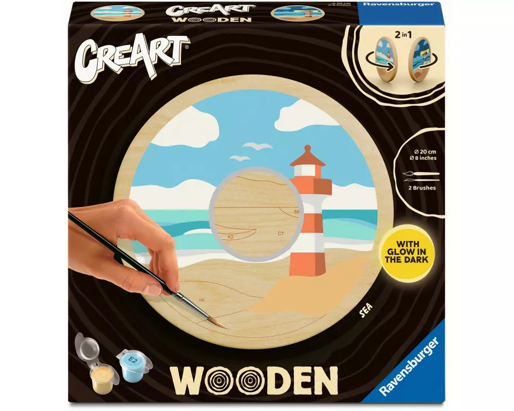 Ravensburger Malen nach Zahlen CreArt Wooden – Meer