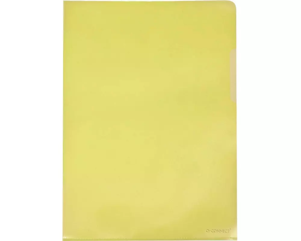 CONNECT Sichthülle A4 Gelb, 10 Stück
