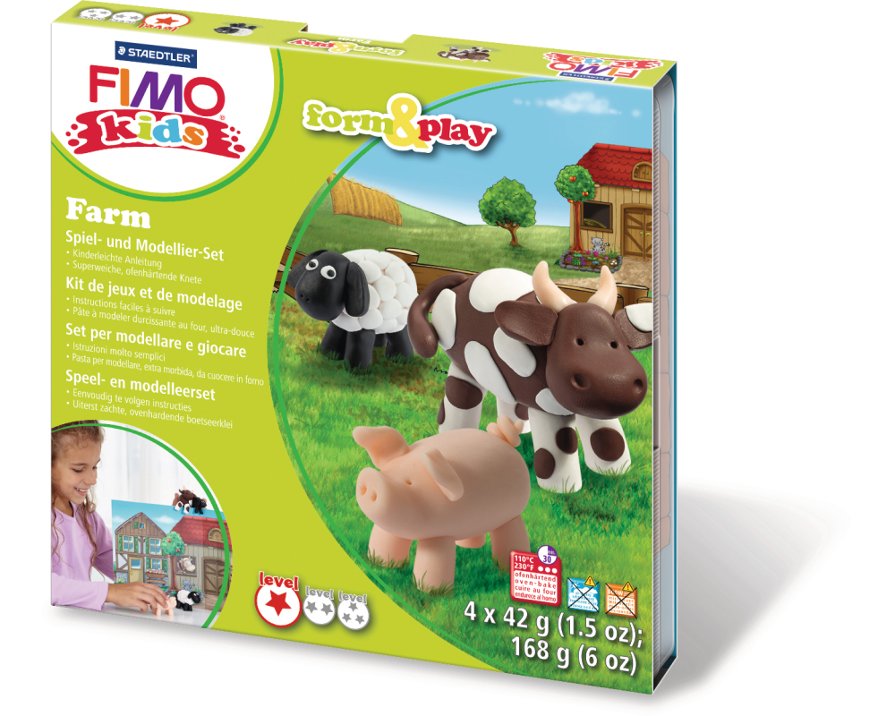 FIMO form&play 4x42g 803401LY Set Farm