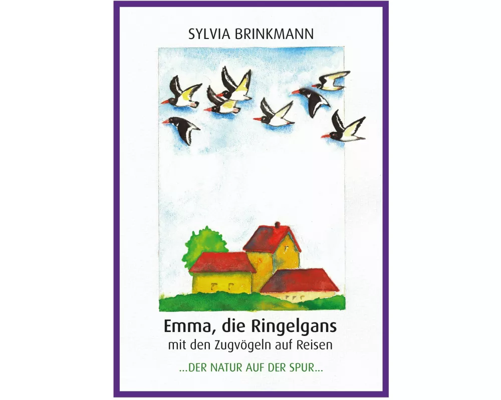Emma, die Ringelgans mit den Zugvögeln auf Reise