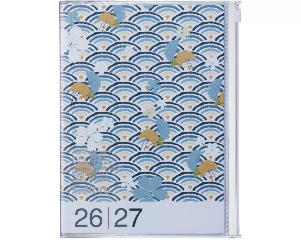 MARK'S 2026/27 Diary A5 Pattern // Wave Green