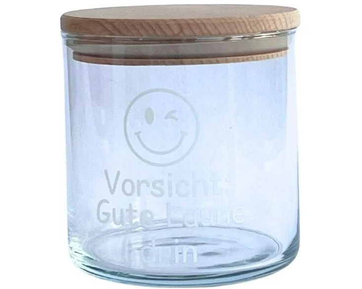 Wunderle Glasdose Gute Laune 0.53 l,