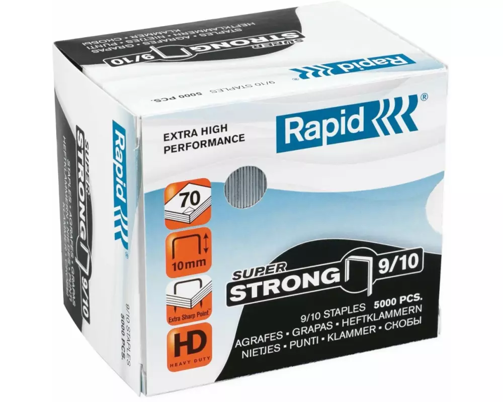Rapid Heftklammern Strong, 9/10, 5000 Stück