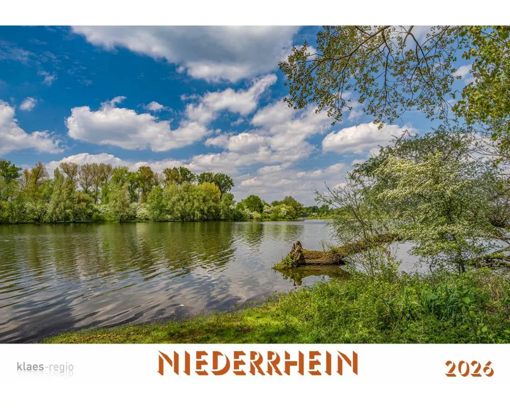 Niederrhein 2026 Bildkalender A4 Spiralbindung