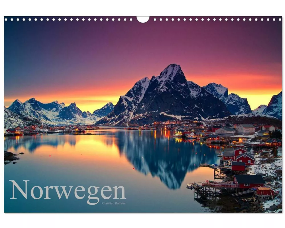 Norwegen (Wandkalender 2026 DIN A3 quer), CALVENDO Monatskalender