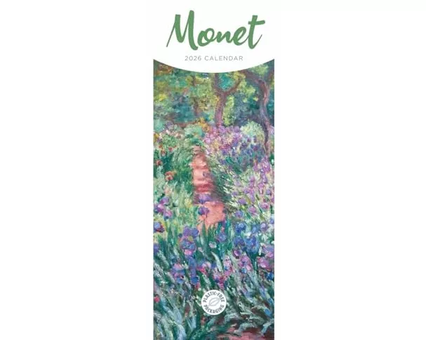 Claude Monet Slim Calendar 2026