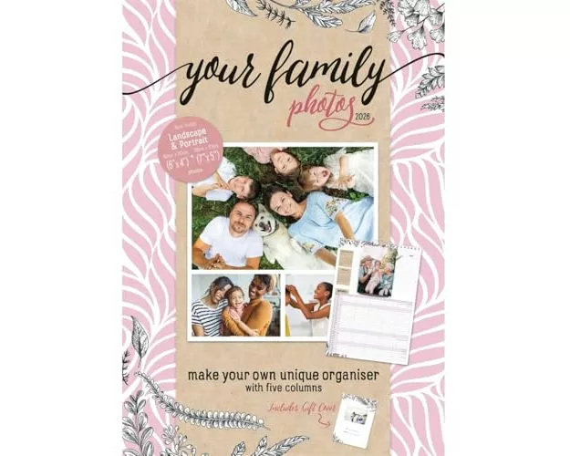 Your Family Photos Planner A3 Calendar 2