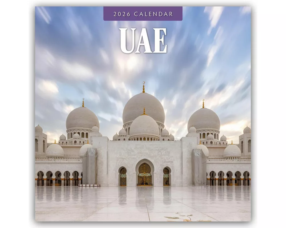 UAE 2026 Square Wall Calendar