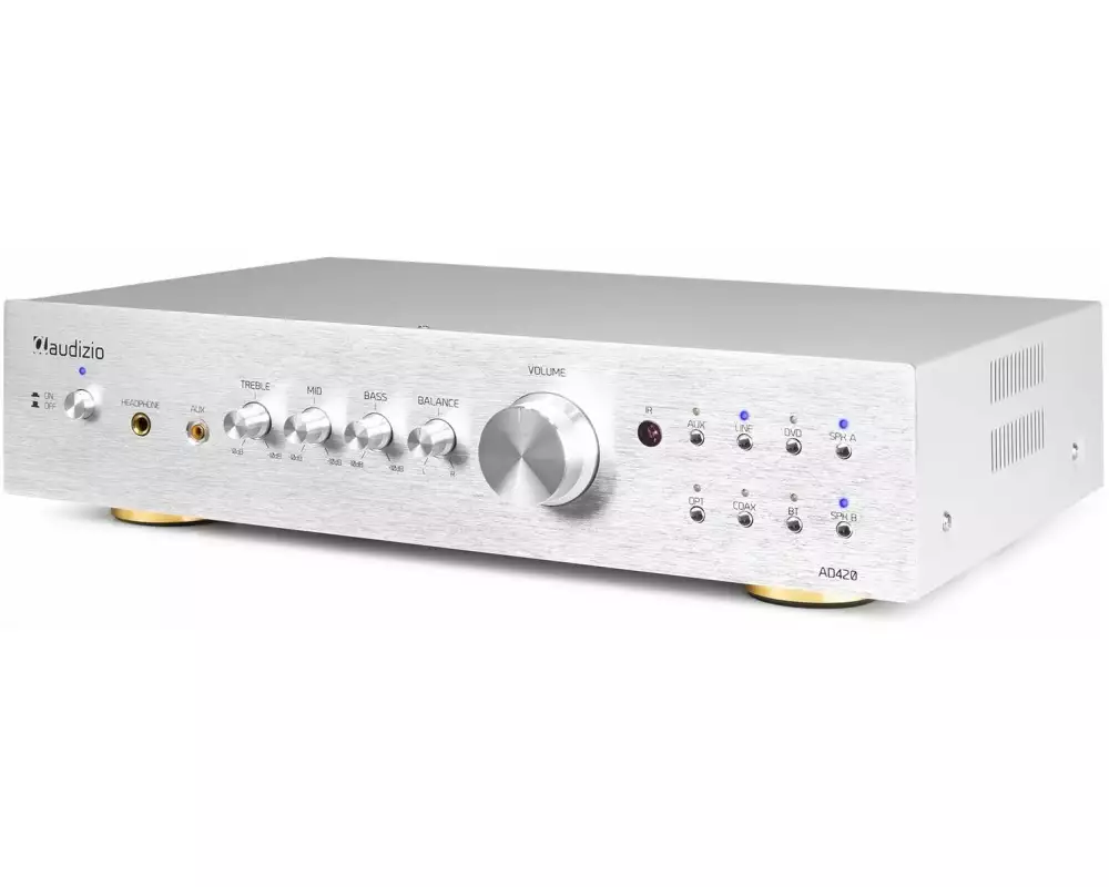 Audizio Stereo-Verstärker AD420A Silber
