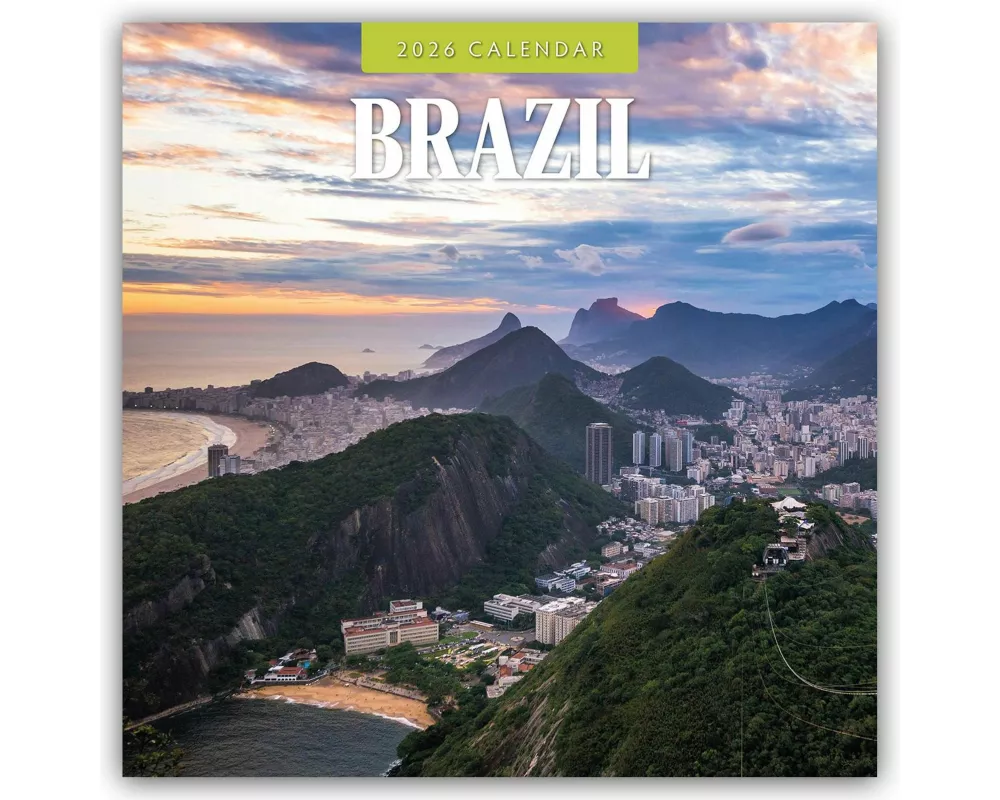 Brazil 2026 Square Wall Calendar