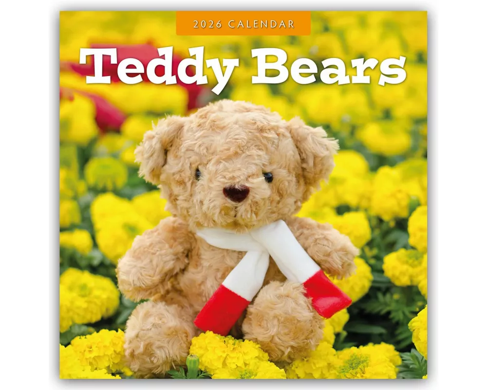 Teddy Bears 2026 Square Wall Calendar