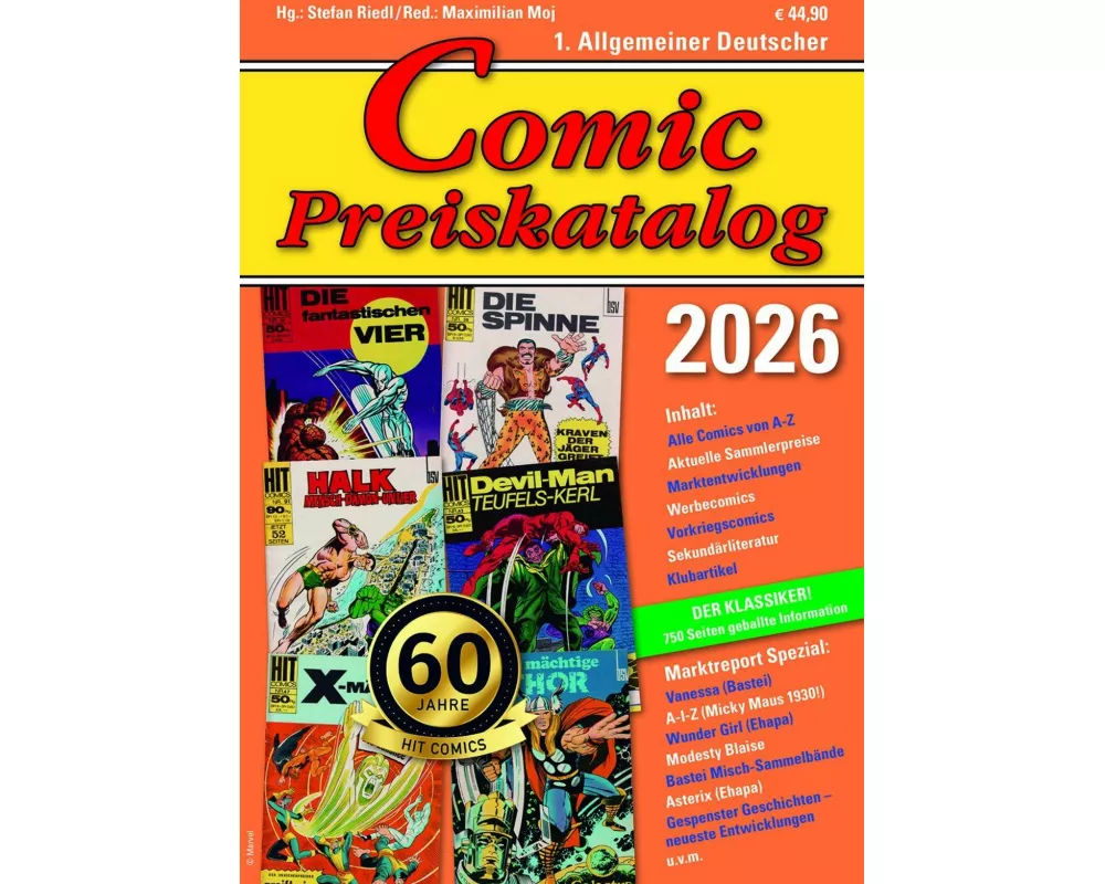 Comic Preiskatalog 2026 SC