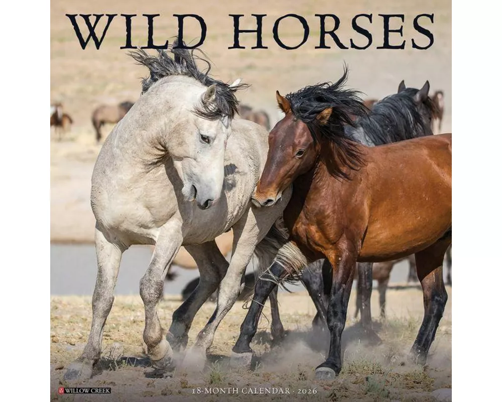 Wild Horses 2026 Wall Calendar
