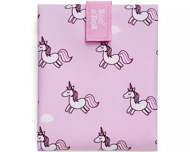 Roll'eat Lunchbeutel BocnRoll Animals Rosa, Einhorn