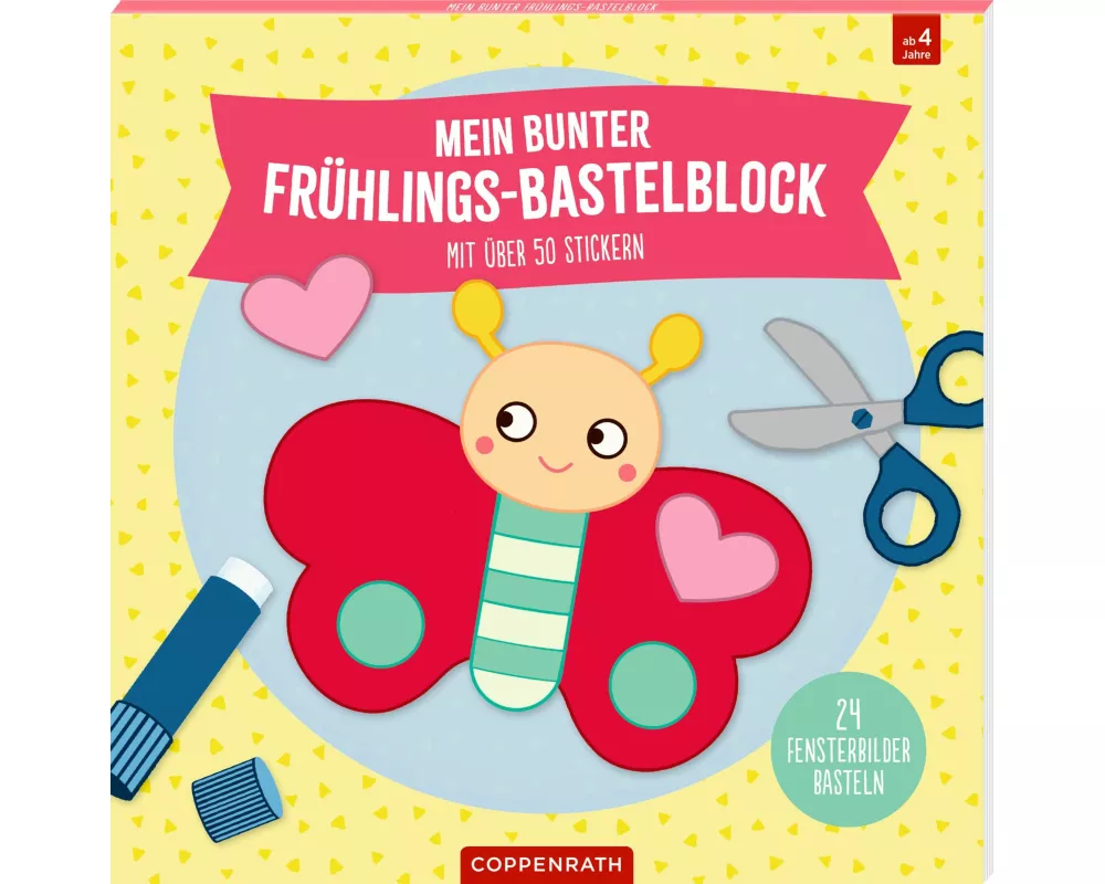 Mein bunter Frühlings-Bastelblock