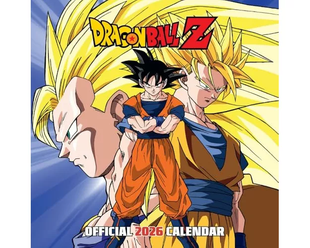 Dragonball Z 2026 Square Calendar