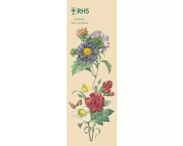Rhs Flowers 2026 Slim Calendar