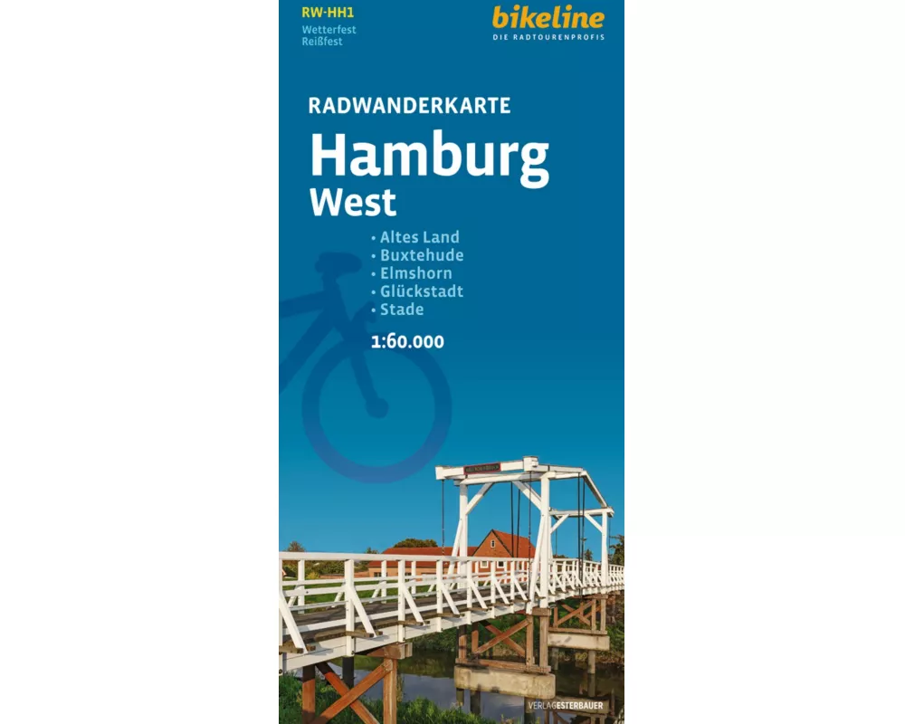 Radwanderkarte Hamburg West RW-HH1