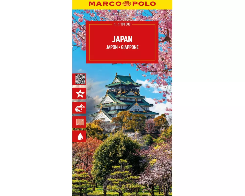 MARCO POLO Reisekarte Japan 1:1,1 Mio