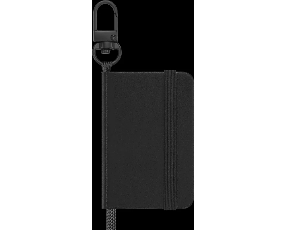 Moleskine Notizbuch Anhänger, blanko, Schwarz