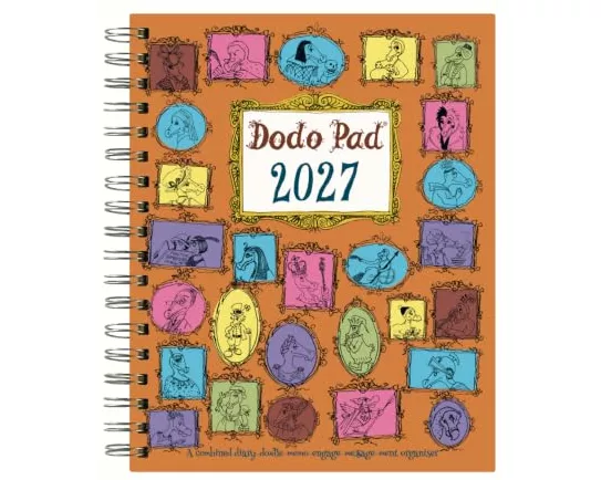 Dodo Pad Original Desk Diary 2027 HARDCOVER- Week to View, Calendar Year Diary