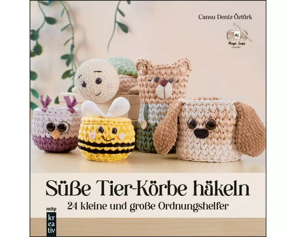 Amigurumi: Süße Tier-Körbe häkeln
