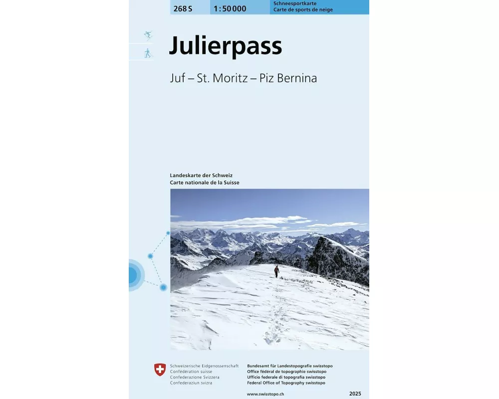 268S Julierpass Schneesportkarte