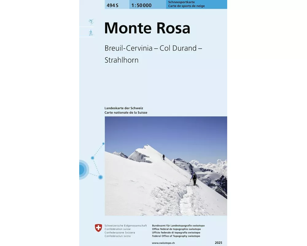 494S Monte Rosa Schneesportkarte