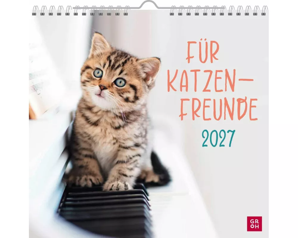 Wandkalender 2027: Für Katzenfreunde