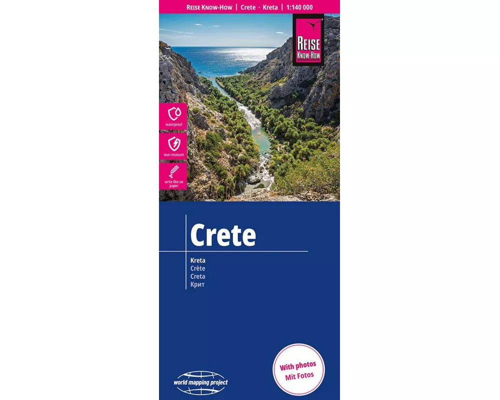 Reise Know-How Landkarte Kreta | Crete (1:140.000)