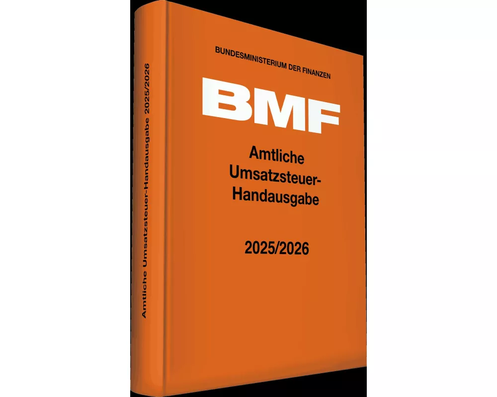 Amtliche Umsatzsteuer-Handausgabe 2025/2026