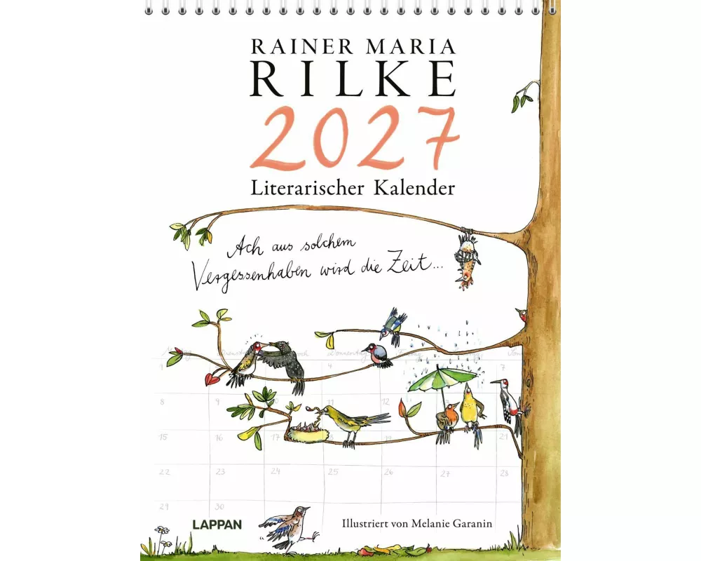 Rilke-Kalender 2027 – Wandkalender