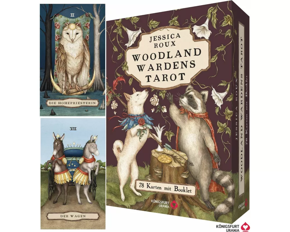 Woodland Wardens Tarot - Set mit Booklet u. 78 Karten