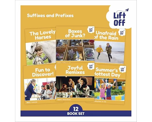 Phonic Books Lift Off Readers Suffixes and Prefixes