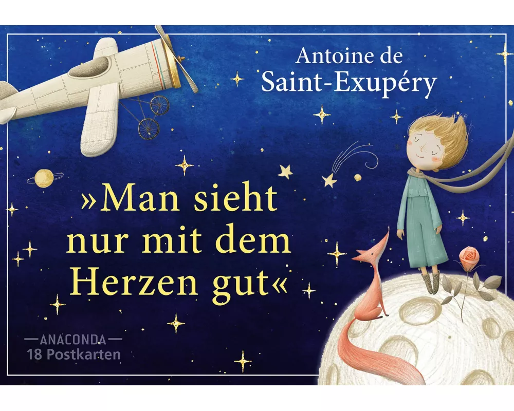 Postkarten-Set Antoine de Saint-Exupéry