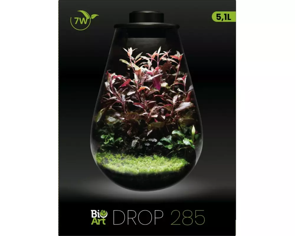 Bio Art Pflanzengefäss Drop 285 Schwarz