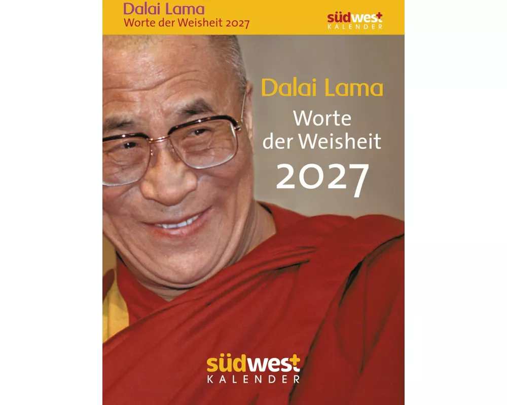 Dalai Lama - Worte der Weisheit 2027 - Tagesabreißkalender zum Aufstellen oder Aufhängen
