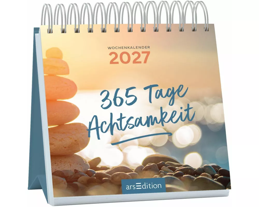 Mini-Wochenkalender 365 Tage Achtsamkeit 2027