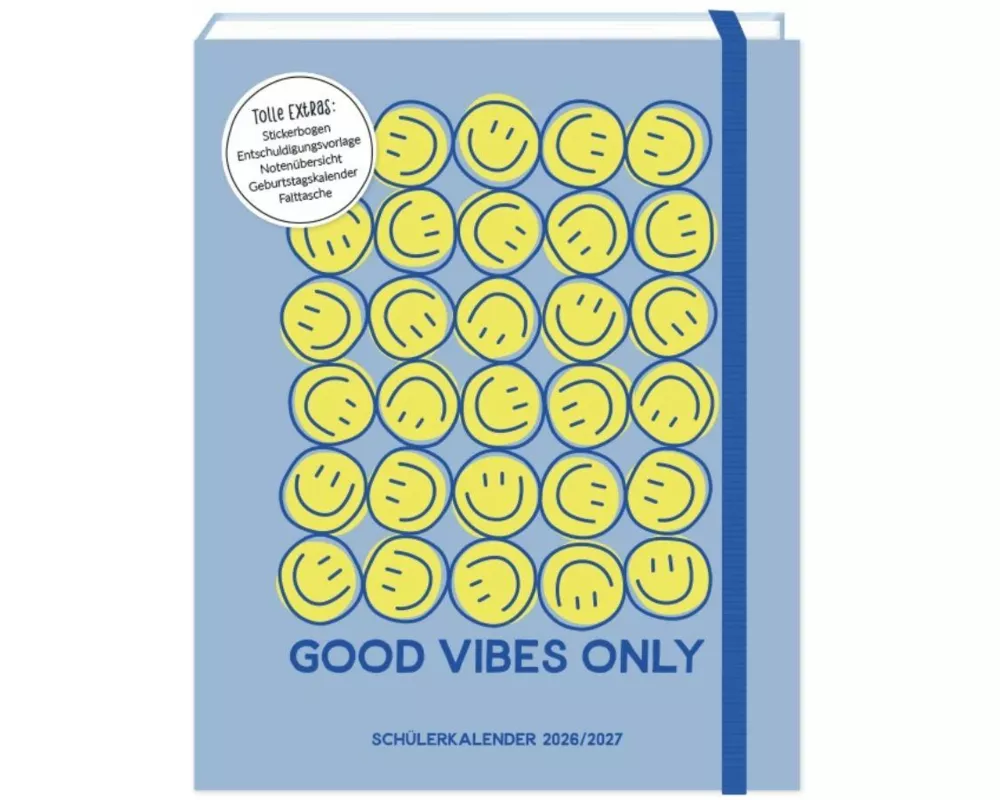Schülerkalender 2026 / 2027 Good Vibes Only