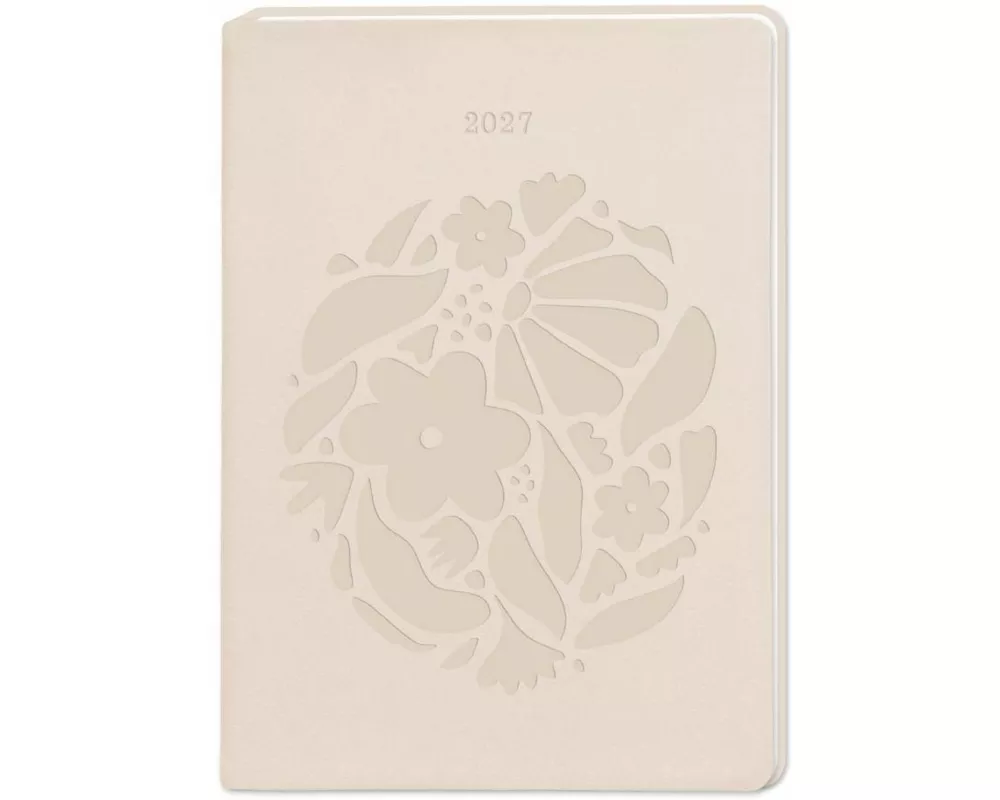 Terminplaner Lederlook 2027 Beige