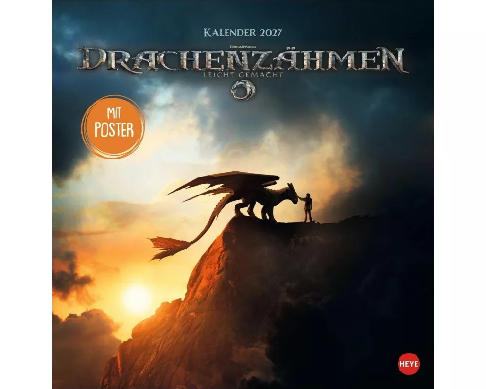 Drachenzähmen Broschurkalender 2027