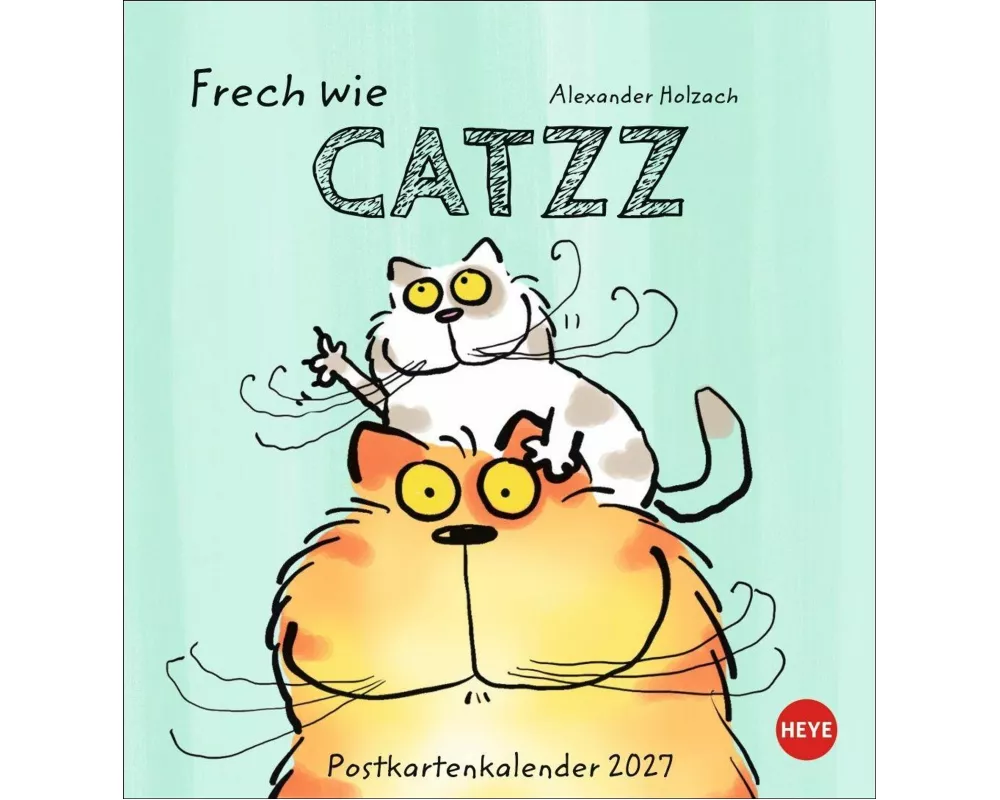 Catzz Postkartenkalender 2027