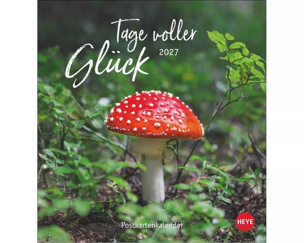 Tage voller Glück Postkartenkalender 2027