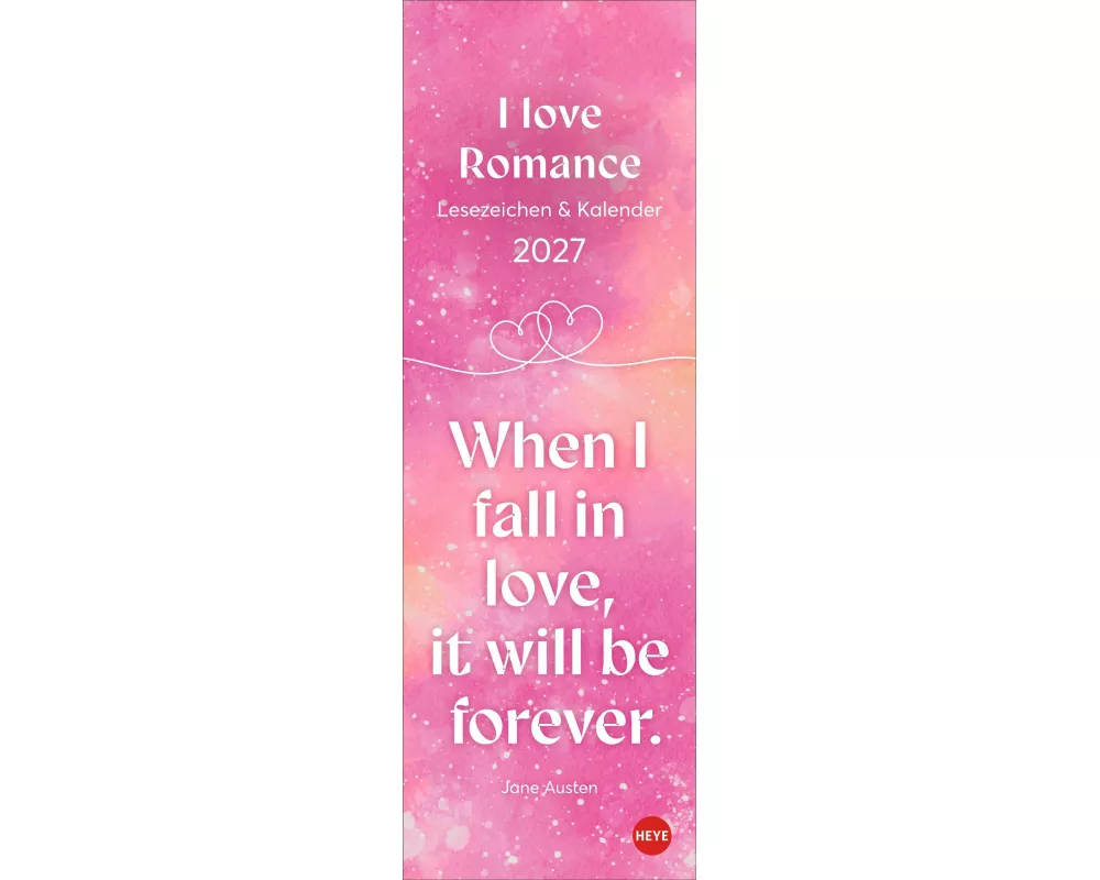Romance Lesezeichen & Kalender 2027